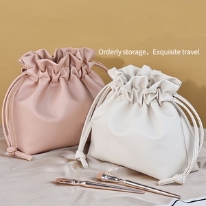 Sac cosmétique en PU personnalisable, réutilisable, imperméable, pliable, grande capacité, multifonction, étui de rangement pour maquillage de voyage - Product Image 6