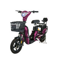 Sepeda Listrik Daya Tinggi Harga Terjangkau Laris Manis Sepeda Listrik Desain Baru 48V 350W/500W Sepeda Kota Listrik