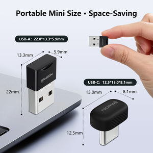 Mini agitateur de <span class=keywords><strong>souris</strong></span> indétectable, agitateur de <span class=keywords><strong>souris</strong></span> USB sans pilote pour ports A/C, garde le PC/ordinateur portable actif - Product Image 2
