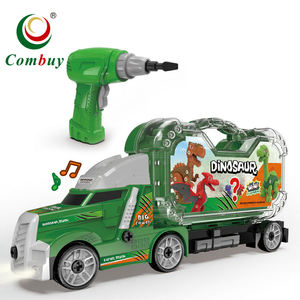 <span class=keywords><strong>Giocattolo</strong></span> Dinosauro Auto Smontabile Fai-da-Te con <span class=keywords><strong>Trapano</strong></span> Elettrico per Assemblaggio 3D - Product Image 1