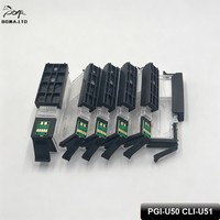 BOMA - 6 Farben PGI-450 CLl-451 Leere Tintenpatronen für Canon IX6540 IX6840 IP8740 MG5440 MG5540 MG5640 MG6340 MG6440 MG6640