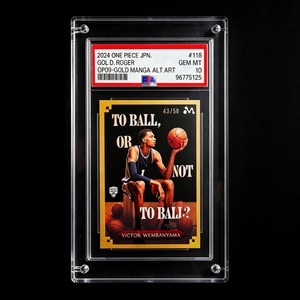 Factory Custom Clear <b>Acrylic</b> Graded Card Display <b>Frame</b> Easy Assembly TCG Baseball Card Holder for Collectibles - Product Image 1