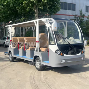 รถบัสไฟฟ้าแบบเปิดประทุน เสียงเบา สำหรับการท่องเที่ยวชมวิว บริการขนส่งผู้โดยสาร เหมาะสำหรับพื้นที่ชมวิว มหาวิทยาลัย และรีสอร์ท - Product Image 3