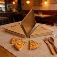 Boîte à pizza en papier kraft personnalisée écologique avec des matériaux recyclés biodégradables Emballage durable pour pizzas chaudes et fraîches