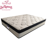 Matelas pliable moderne à ressorts ensachés et mousse, format Queen et King Size, enroulé dans une boîte, pour usage domestique et hôtelier