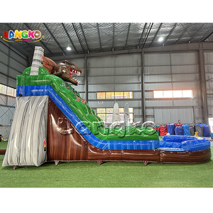 อุปกรณ์เช่าสำหรับงานปาร์ตี้เด็ก สไลเดอร์น้ำเป่าลมรูป<span class=keywords><strong>ไดโนเสาร์</strong></span> สไลเดอร์น้ำเป่าลมสำหรับเด็กขายดี พร้อมเครื่อง<span class=keywords><strong>เป่า</strong></span><span class=keywords><strong>ลม</strong></span> - Product Image 4