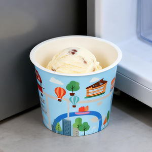 New Arrivals Personalized Portable Durable Ice Cream <b>Bowl</b> Tub for Dessert Shops and Ice Cream Stores - Product Image 1