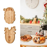 Massief houten dienblad Acaciahout Premium thee Klein dienblad Fruit Snacks Noten Dessertbord Desktopopslag Serviesgoed