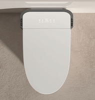 Toilette intelligente électrique Inodoro cuvette de toilette autonettoyante capteur d'ouverture automatique chasse d'eau siphonique automatique toilette à sec et à eau