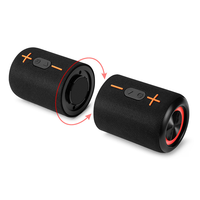 Speaker Stereo Bass Portabel 2-in-1 Tahan Air IPX6, Dapat Dilepas, RGB LED TWS Boom Box Plastik 2000-3000mAh