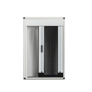 Mosquitera plegable hecha <span class=keywords><strong>a</strong></span> <span class=keywords><strong>medida</strong></span>, puertas enrolladas, perfil de Pvc, uso comercial, puerta retráctil para Patio - Product Image 2