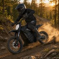 Moto électrique tout-terrain pour adultes 2026, moteur 4000W, vitesse 65 km/h, autonomie 65 km, 48V 21Ah, frein hydraulique en alliage d'aluminium