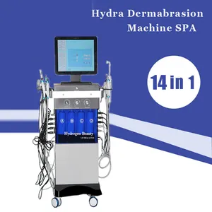 Machine de Dermabrasion à eau Hydro Spa Salon 14 en 1, Machine de rajeunissement de la peau