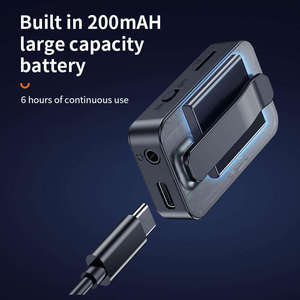 เครื่องเล่น MP3 ขนาด 1.2 นิ้ว พร้อมวิทยุ FM รองรับการ์ด TF เครื่องเล่นเสียงแบบไม่สูญเสียคุณภาพสำหรับรถยนต์และกีฬา - Product Image 5