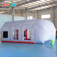 Cabine gonflable portative de peinture de garage de tente de lavage de voiture pour des voitures