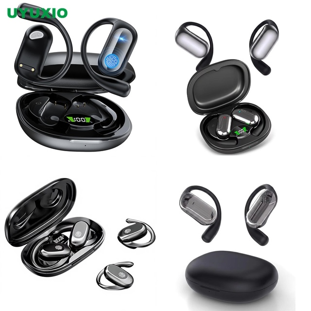 Trending AI Translation Earbuds Open-Ear OWS Earphone No Subscription Real-Time Translation 4 Modes 144 Languages BT 5.4 OWS