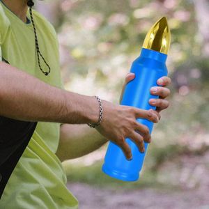 500ml 1000ml <b>Spray</b> <b>Paint</b> Stainless Steel Vacuum Insulated Cup Outdoor Portable Bullet Thermos Large Capacity Custom Logo - Product Image 2