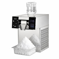 Machine à glace coréenne professionnelle en forme de flocon de neige, corps en acier inoxydable pour restaurants haut de gamme - Machine à succès sur les réseaux sociaux