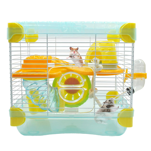 Multi Function Portable Sustainable Hamster Cage Solid Simple Transparent Acrylic Plastic <b>Tray</b> Pet Cage - Product Image 1