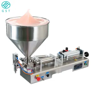 portable aseptic Paste edible oil flow meter filling machine tin emulsion high precise Automatic filling machine