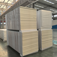 Panneau métallique mural extérieur isolé pour chambre froide Panneau sandwich en acier coloré en polyuréthane PU étanche