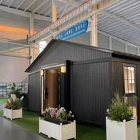 Maison modulaire extensible à aménagement personnalisé, mini-maison préfabriquée pour extension familiale dans la cour