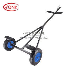 YONK Personnalisable En Acier Au Carbone Bateau Remorque Dolly Longueur Réglable Kayak Bateau À Moteur De Pêche Bateau Transporteur Chariot Plate-Forme OEM - Product Image 2