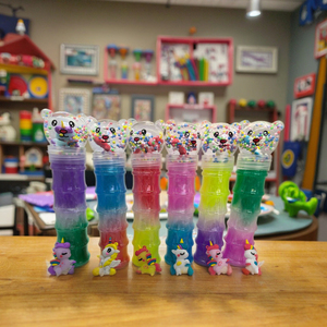 Slime de Cristal en Forma de S, Tamaño Grande, Tres Tonos, con Muñeca y Perlas de Espuma, No Tóxico, Transparente, Juguetes Educativos para Niños - Product Image 4