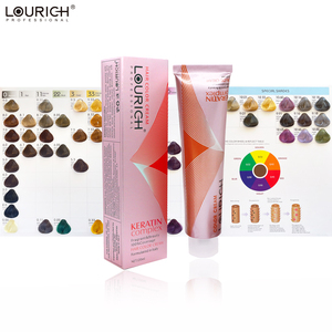<span class=keywords><strong>Tinta</strong></span> <span class=keywords><strong>per</strong></span> <span class=keywords><strong>Capelli</strong></span> Permanente Professionale LOURICH Salon Hair Keratin, Crema Colorante ad Alta Pigmentazione e Basso Contenuto di Ammoniaca - Product Image 3