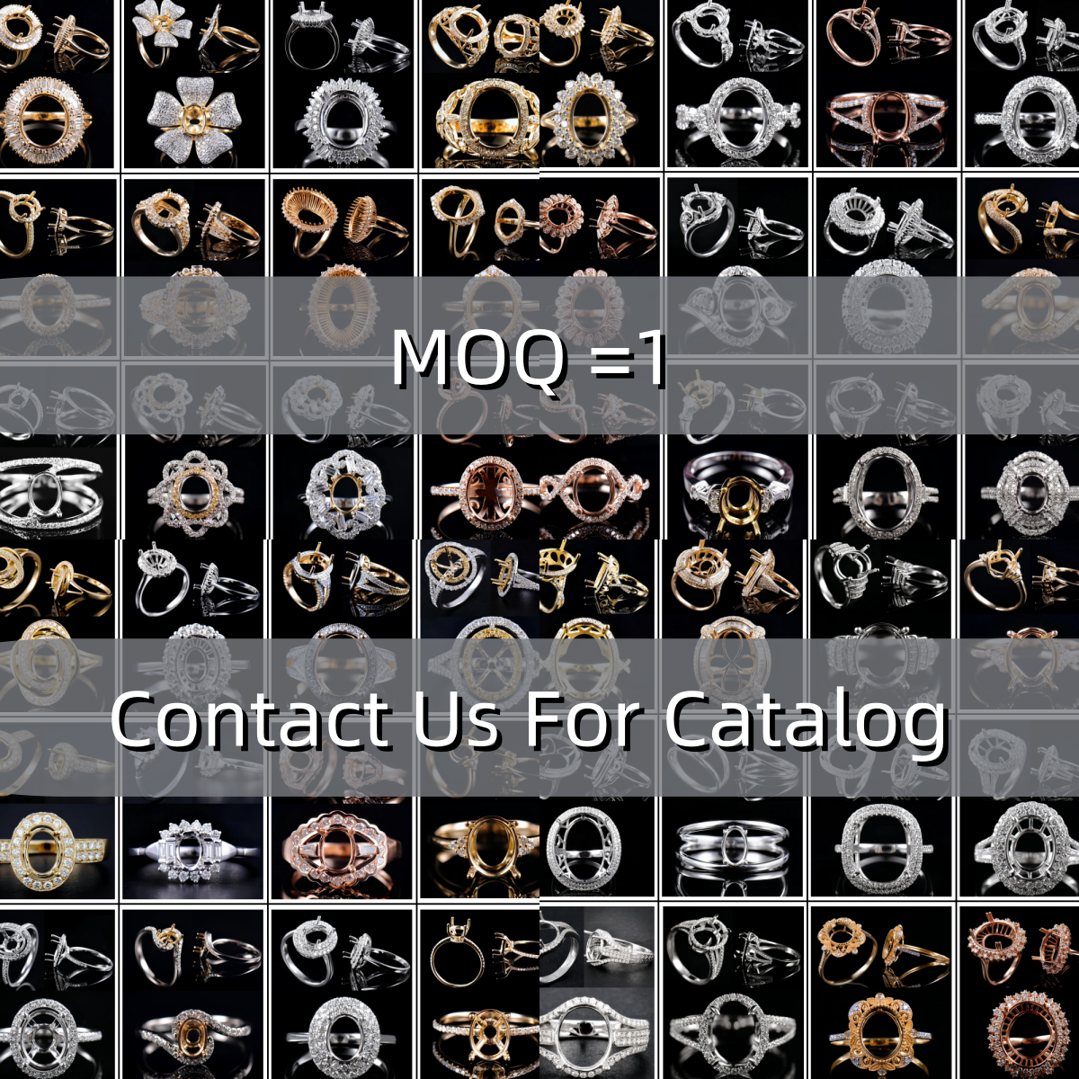 gold semi mount pendant for gem stones