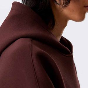 Sweat à capuche unisexe de luxe avec impression de logo personnalisé, surdimensionné, en molleton français lourd, streetwear hip-hop, coupe ample pour homme - Product Image 6