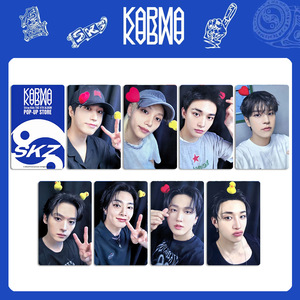 8 cái/bộ Kpop straykids photocards Karma Nhật Bản Album hyunjin Felix Lee biết Hooray SW WM Ver Selfie Glossy thẻ người hâm mộ bộ sưu tập - Product Image 4