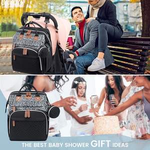 Échantillon gratuit : Sacs à langer de voyage tendance avec matelas à langer intégré – Sacs fourre-tout multifonctionnels pour bébé - Product Image 6