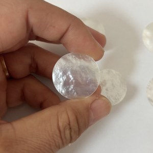 Quadrante in Madreperla Naturale Personalizzabile di Grado A, 25*0,3mm, Accessorio per Orologi - Product Image 3