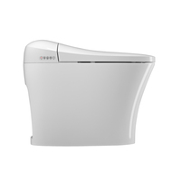 WC intelligent sans bride en céramique HOMEDEE pour salle de bain, à poser au sol