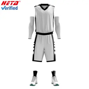 Personnalisé en gros polyester ensemble de maillot de basket-ball de sublimation uniformes de maillot de basket-ball maillot design basket-ball plaine