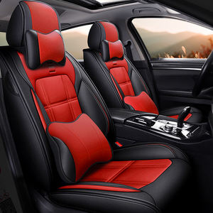Fundas de Asiento de Coche Universales de Cuero, Juego Completo, Accesorios de Diseño <span class=keywords><strong>Interior</strong></span> de Lujo para Toyota Camry - Product Image 4