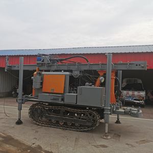 사용 된 <span class=keywords><strong>200</strong></span> 미터 깊이 시추공 드릴링 머신 유압 디젤 물 우물 장비 크롤러 우물 드릴링 장비 - Product Image 4