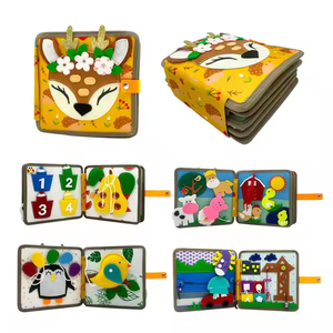Juguete de tablero ocupado de Venta caliente para 2-4 años Material de fieltro ciervo bebé para niños y niñas - Product Image 5