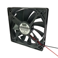 Ventilateur de refroidissement DC XDR 12025 9V 12V 24V à double roulement à billes, pales en PBT pour applications médicales, esthétiques et distributeurs d'eau 120x120x25mm