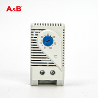 Thermostat bimétallique 0-60 degrés Celsius pour la domotique, contrôleur de température 220V, mini thermostat