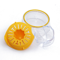 Citruspers, citroenpers, sinaasappelpers, handmatige citruspers met ingebouwde maatbeker en zeef, 8oz