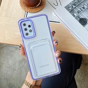 Custodia Trasparente per Cellulare per iPhone 13 12 11, per <span class=keywords><strong>Samsung</strong></span> A52 A72 A32, Custodia con Porta Carte per Huawei Mate 30 40 Pro P40 Nova 8 - Product Image 4