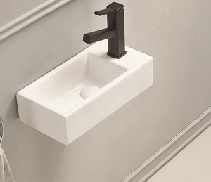 <span class=keywords><strong>Lavabo</strong></span> de <span class=keywords><strong>baño</strong></span> pequeño moderno y popular de alta calidad, <span class=keywords><strong>lavabo</strong></span> de esquina <span class=keywords><strong>para</strong></span> colgar en la pared, <span class=keywords><strong>lavabo</strong></span> de cerámica blanca - Product Image 2