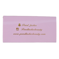 Boîtes à cils rigides personnalisées avec logo imprimé, revêtement UV, papier blanc couché, lamination brillante/mate, emballage sur mesure
