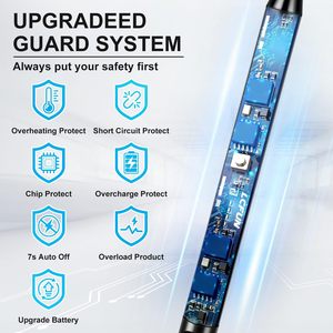 Fabricant directement affichage de puissance promotionnel coupe-vent double interrupteur anti-faux contact Usb Arc Briquets pour barbecue - Product Image 6