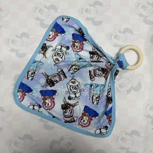 Kotak Misteri untuk Boneka Bayi Lembut dengan Pola Karakter Hewan Bunga Acak, Bibs Bambu untuk Anak Laki-laki dan Perempuan - Product Image 3