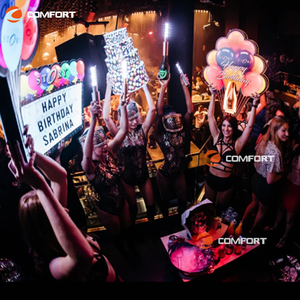 Bar ruhu şarap bira gece kulübü şarj edilebilir plastik akrilik işıklı likör raf tutucu standı Led şişe servisi - Product Image 2