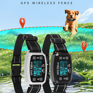Gran mascota inalámbrica GPS choque eléctrico Collar impermeable IP67 Dispositivo de entrenamiento de perros GSM GPRS posicionamiento inalámbrico valla electrónica - Product Image 2