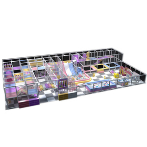Hot Sale High Quality Custom Design Security Ball Pit <b>Trampoline</b> Role Play Indoor Playground Equipment for Kids - Product Image 2